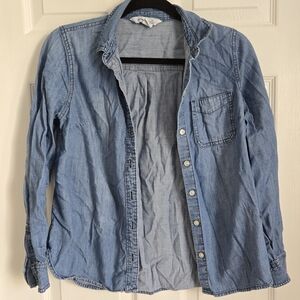 Old Navy Light Blue Denim Shirt